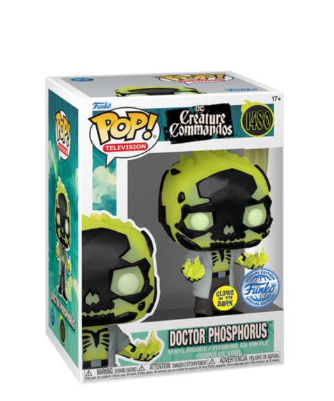 Funko Pop Serie - Creature Commandos " Doctor Phosphorous " GITD SE