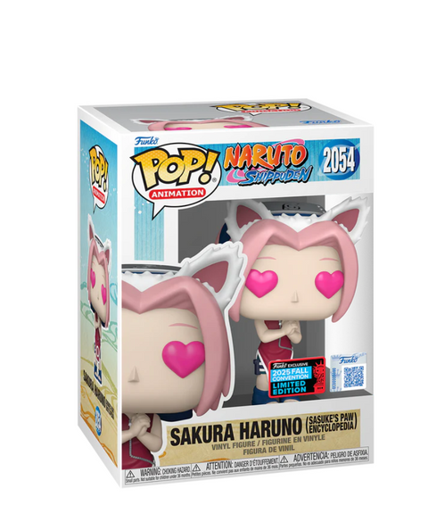 Funko Pop Anime - Naruto Shippuden " Sakura Haruno (Sasuke’s Paw Encyclopedia) " NYCC 2025 - Shared Exclusive