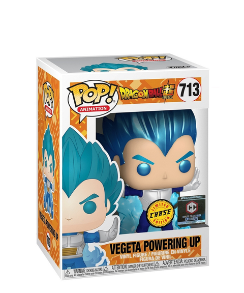Funko Pop Dragon Ball " Vegeta Powering Up " (Chase) Chalice exclusive
