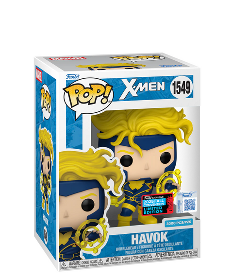 Funko Pop Marvel - X-Men " Havok (LE 3,000) " NYCC 2025 - Shared Exclusive
