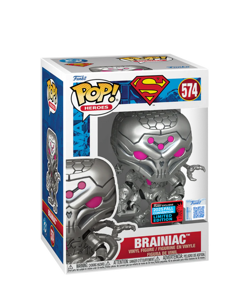 Funko Pop Marvel - Superman " Brainiac " NYCC 2025 - Shared Exclusive