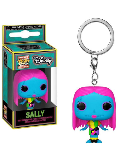 Funko Pop Keychain Disney " Sally (Blacklight) Keychain "