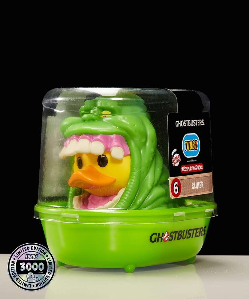 TUBBZ Cosplay Duck Collectible " Ghostbusters Slimer Glow-In-The-Dark "