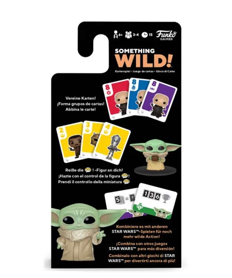 Gioco da tavolo Star Wars Mandalorian " Card Game Something Wild! Lingua Italiano  "