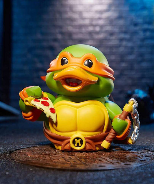 TUBBZ Cosplay Duck Collectible " Ninja Turtles Michaelangelo "