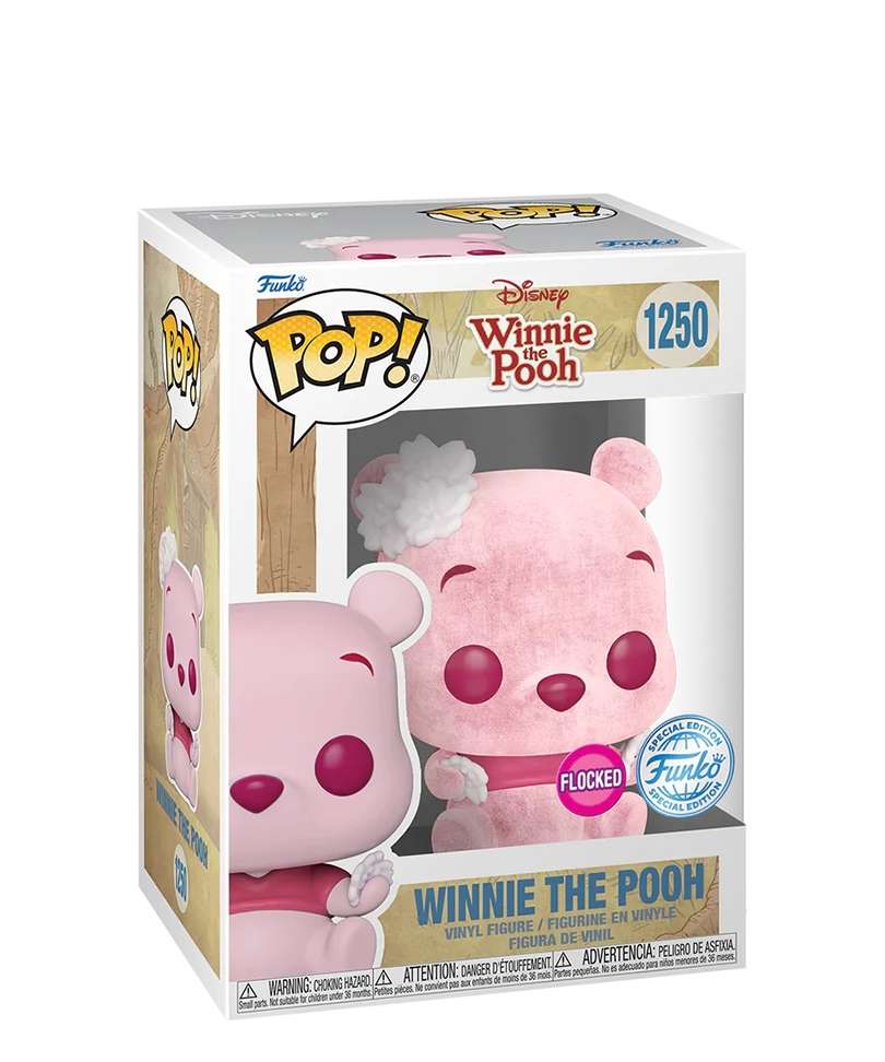 Funko Pop Disney  " Winnie The Pooh (Flocked) (Cherry Blossom "