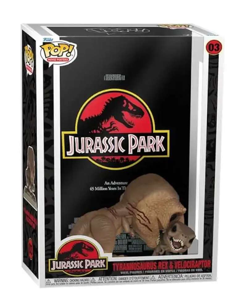 Funko Pop Film Jurassic Park " Tyrannosaurus Rex & Velociraptor "