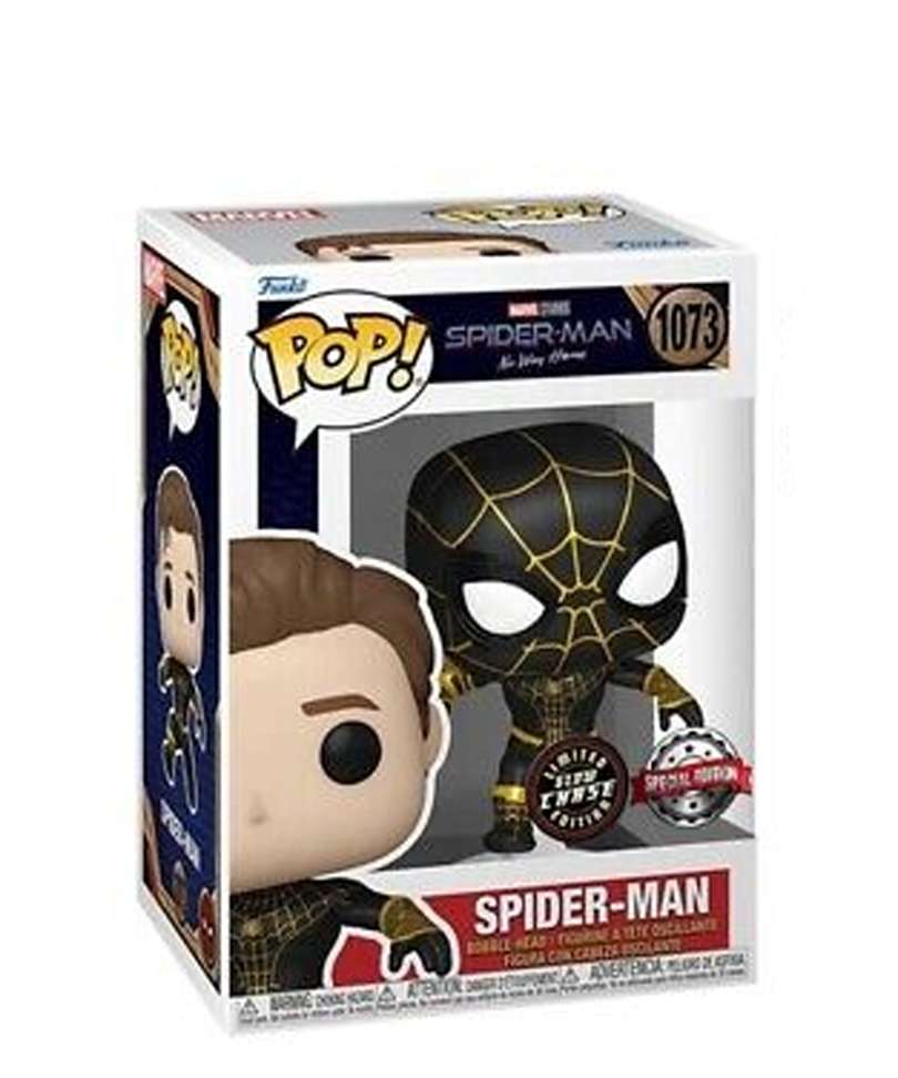 Funko Pop Marvel " Spider-Man (Leaping Masked Glow in the Dark) Chase "
