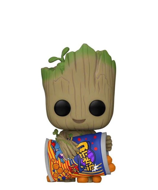 Funko Pop Marvel " Groot with Cheese Puffs "