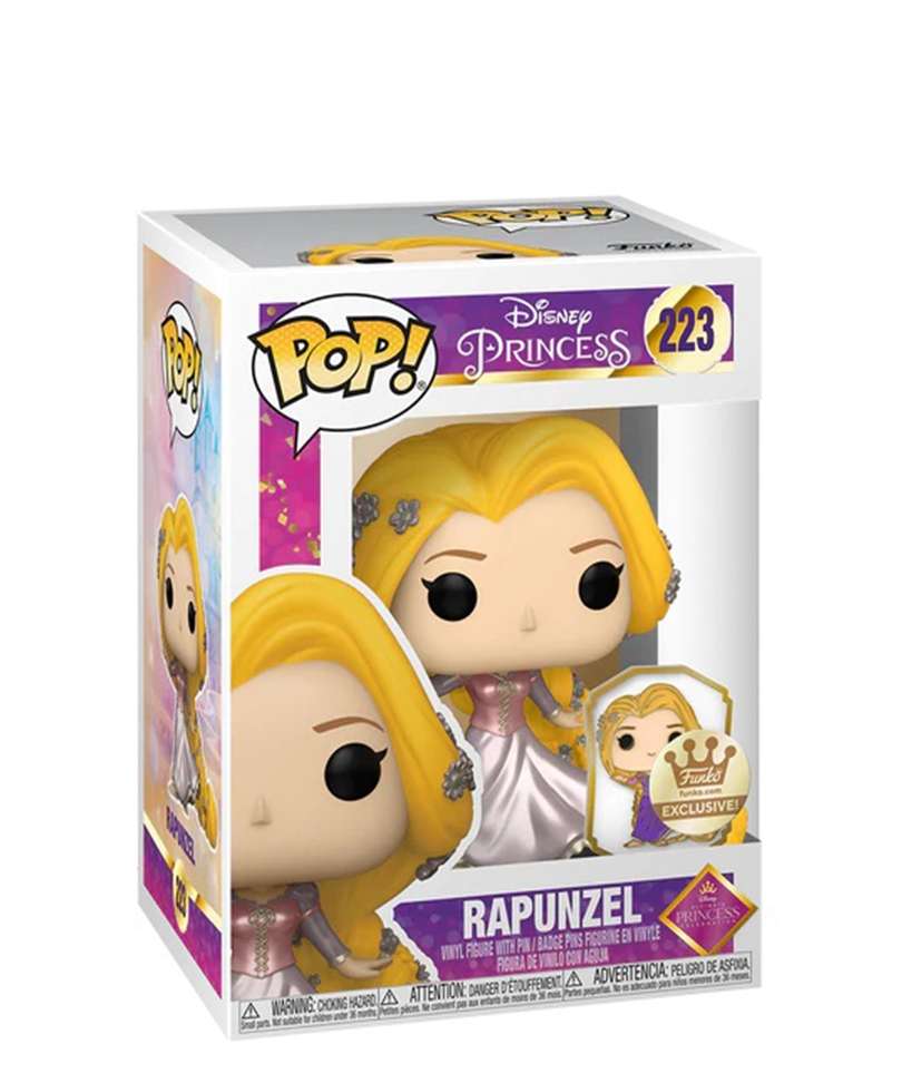 Funko Pop Disney  " Rapunzel (Dancing) (Gold) with Pin "