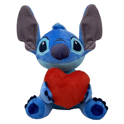 Peluche Disney  " Lilo & Stitch " LOVE CON CUORE e Suono cm 35