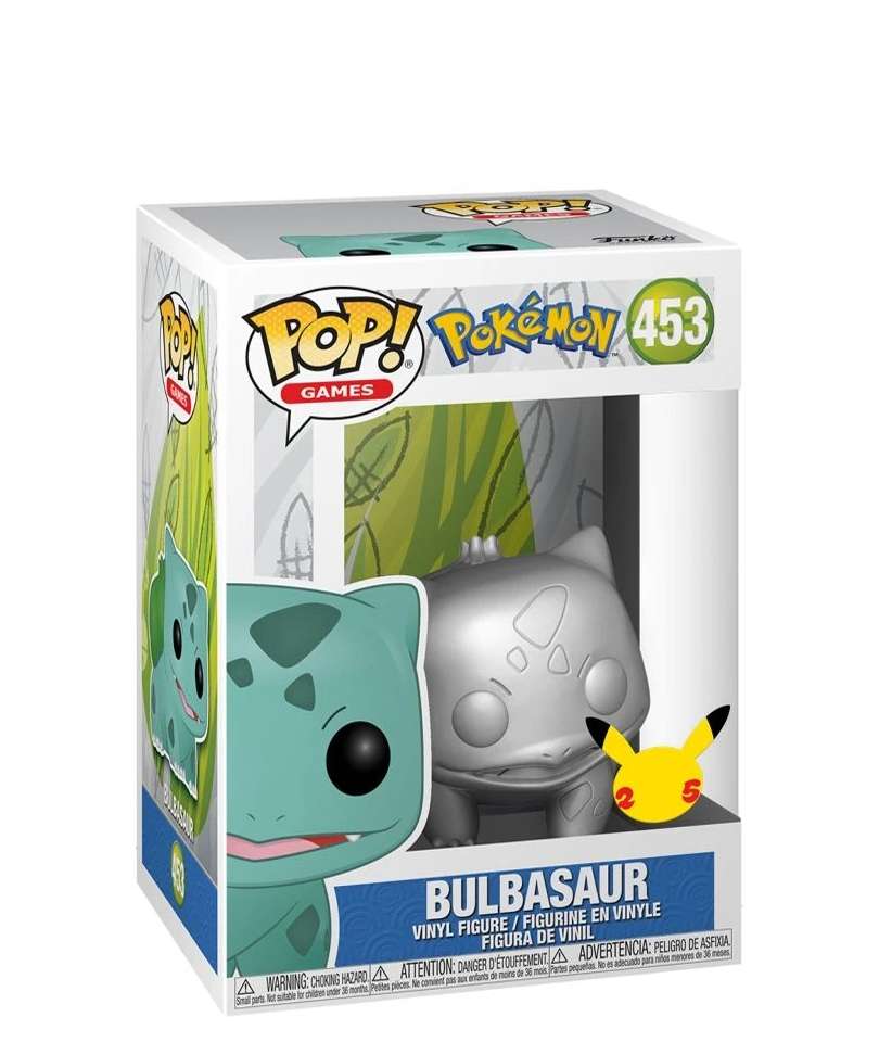 Funko Pop Pokemon "Bulbasaur (Metallic)"