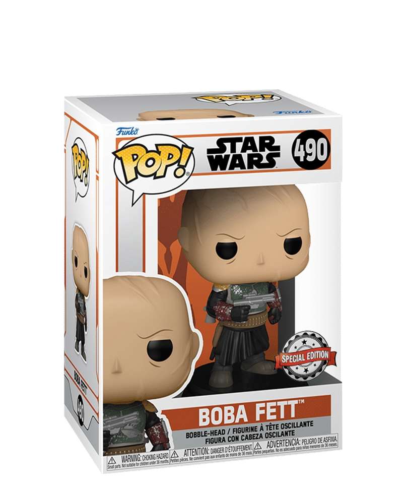 Funko Pop Star Wars " Boba Fett (Unmasked)  "