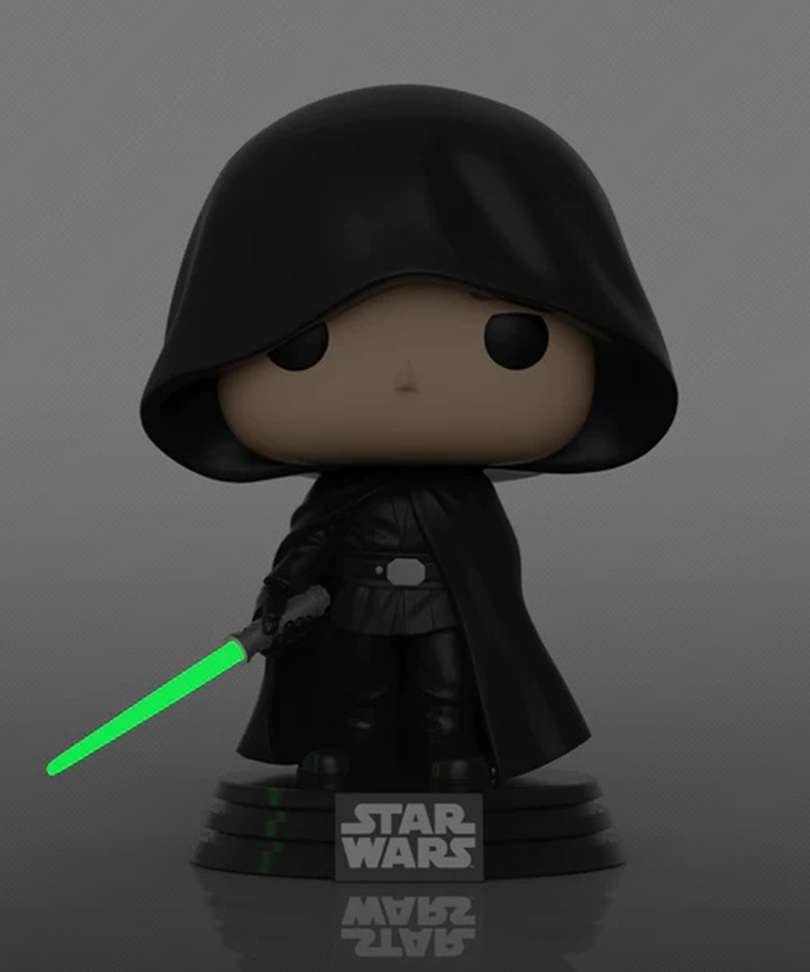 Funko Pop Star Wars " Hooded Luke Skywalker Glow in the Dark " Special Edition