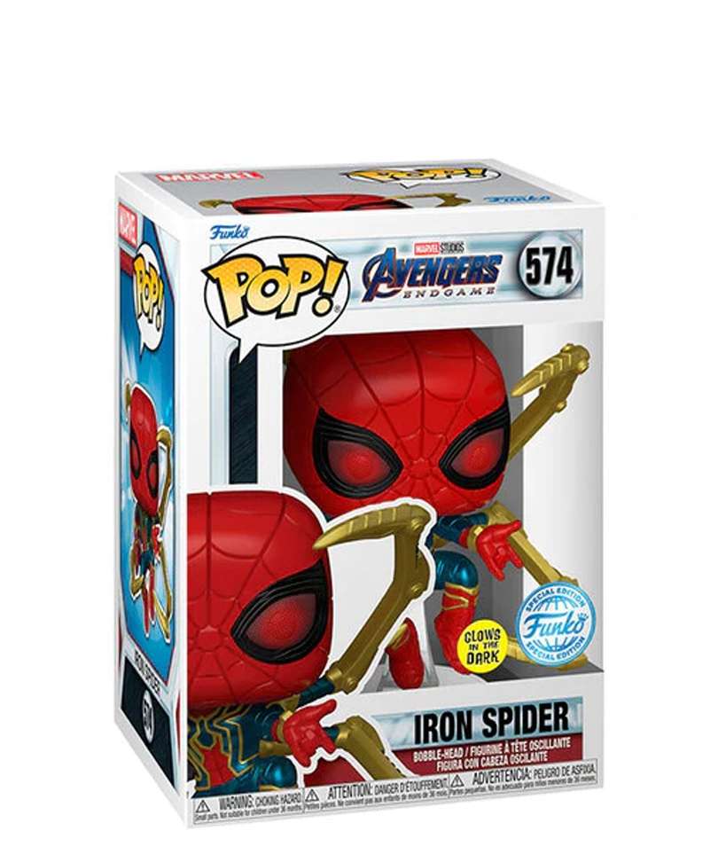 Funko Pop Marvel " Iron Spider with Gauntlet (Glow in the Dark) "