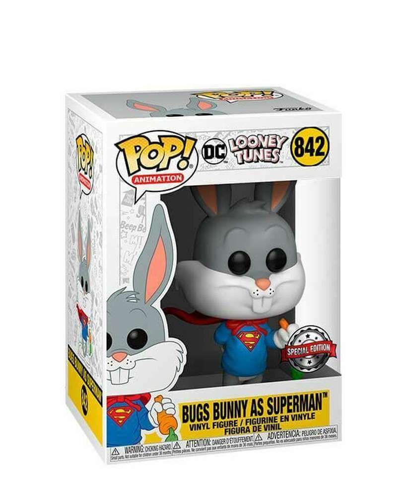 Funko Pop Looney Tunes " Bugs Bunny as Superman "