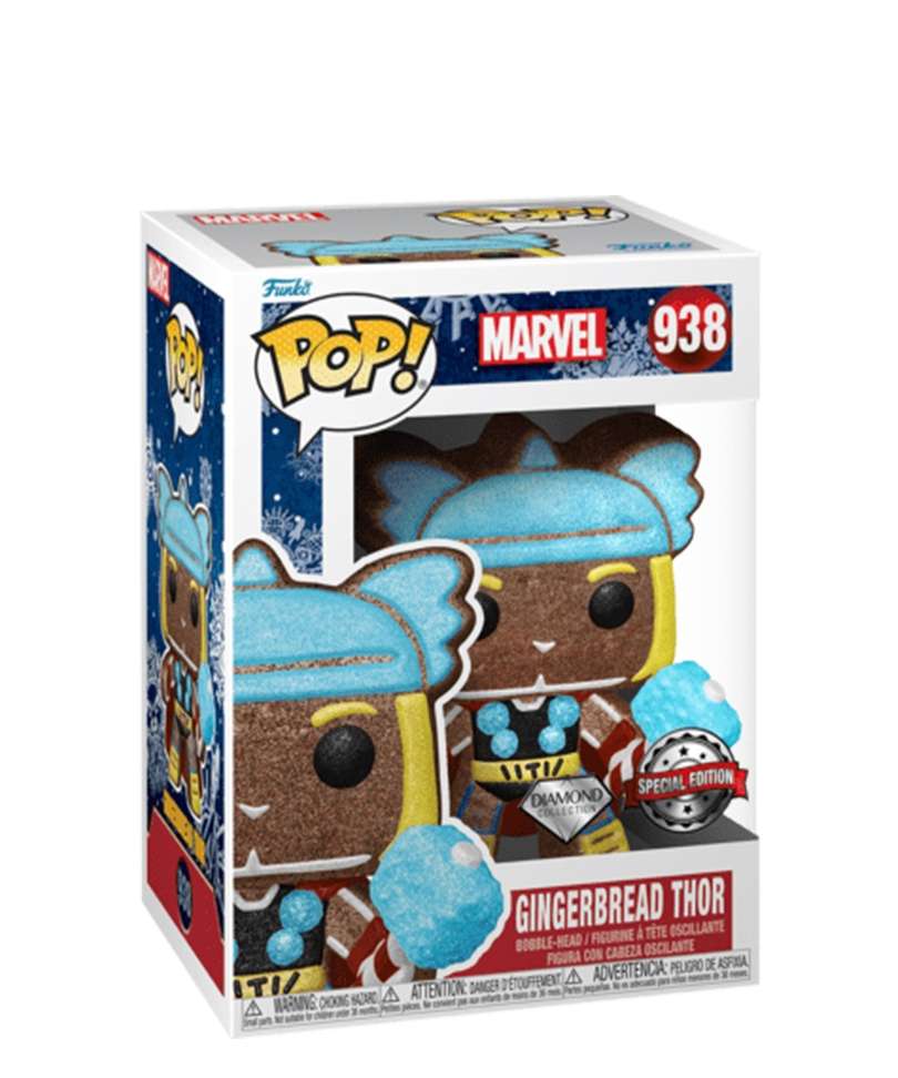 Funko Pop Marvel " Diamond Gingerbread Thor "