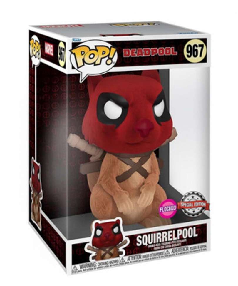 Funko Pop Marvel " Squirrelpool (Flocked) (10-Inch) "