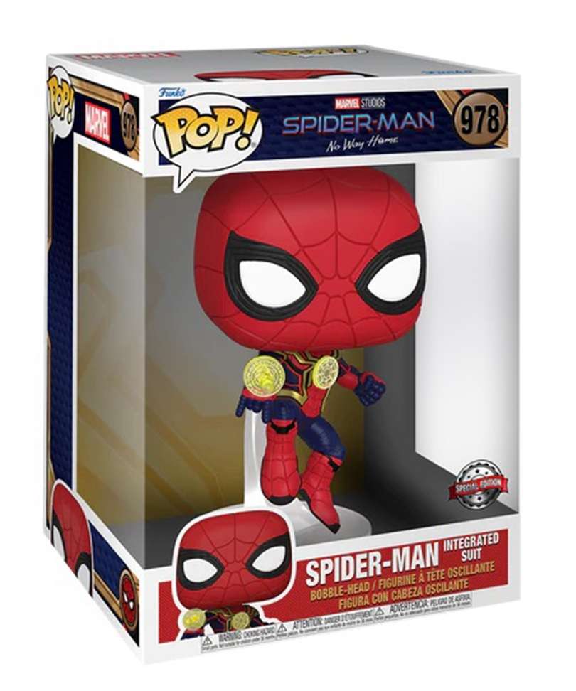 Funko Pop Marvel " Spider-Man Integrated Suit (10-Inch) "