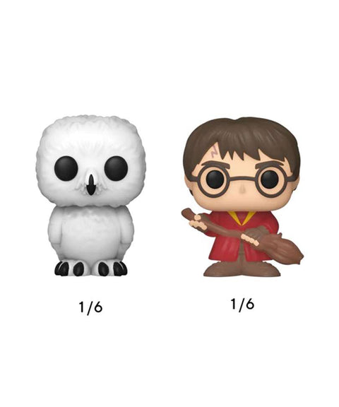 Funko Bitty Pop " Albus Dumbledore / Nearly Headless Nick / Minerva McGranitt / Mystery Bitty (4-Pack) "