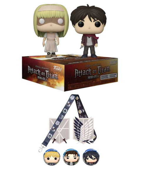 Funko Pop anime " Attack on Titan - Final Season Exclusive Collector Box "