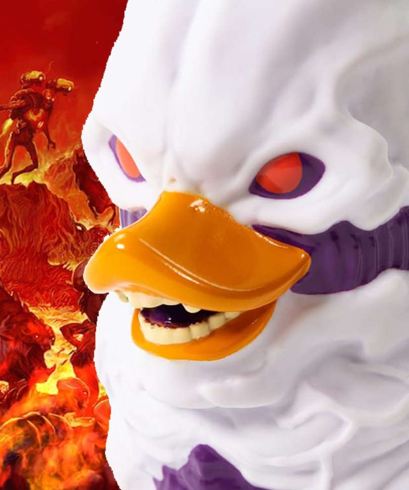 TUBBZ Cosplay Duck Collectible " DOOM Hell Knight "