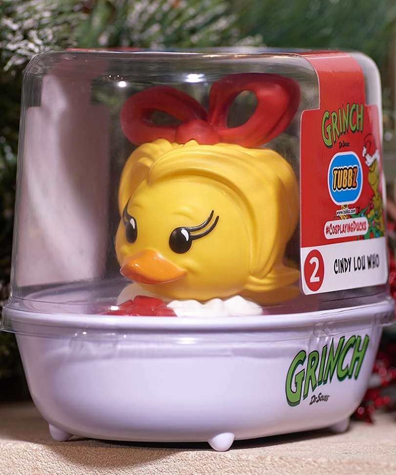 TUBBZ Cosplay Duck Collectible " Dr. Seuss (il Grinc) Cindy Lou Who "
