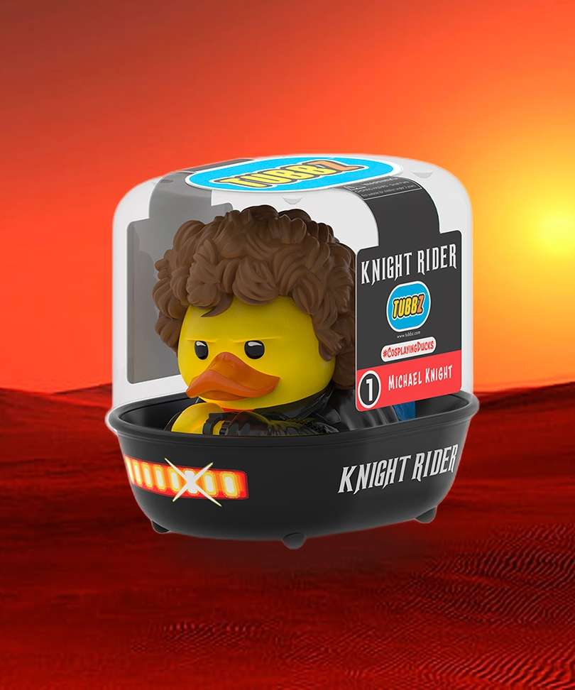 TUBBZ Cosplay Duck Collectible " Supercar Michael Knight "
