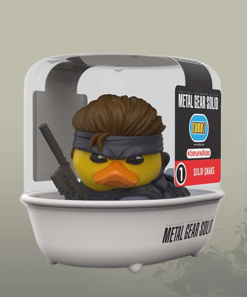 TUBBZ Cosplay Duck Collectible " Metal Gear Solid Solid Snake "