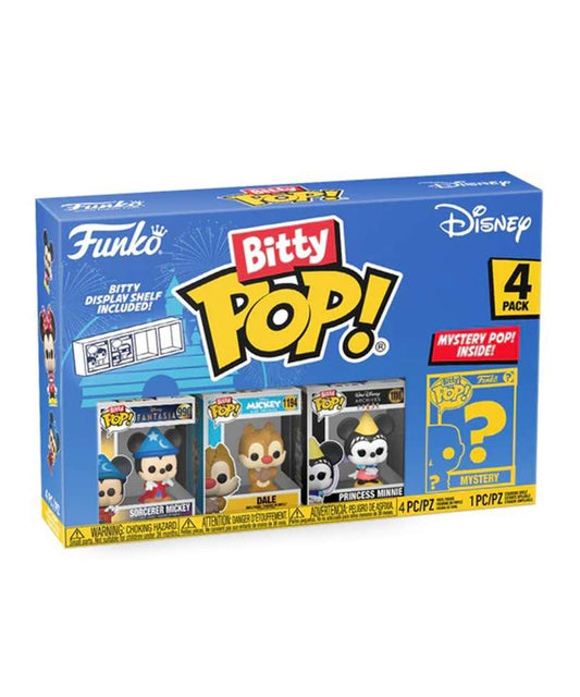 Funko Bitty Pop " Mickey Mouse / Dale / Minnie Mouse / Mystery Bitty (4-Pack) "