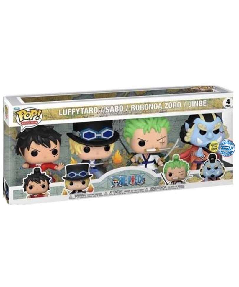 Funko Pop Fumetti One Piece " (4-Pack) Exclusive to Special Edition "
