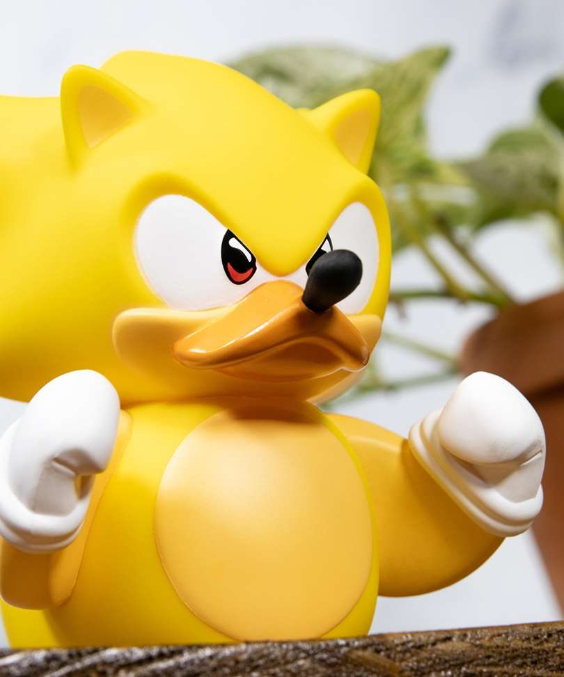 TUBBZ Cosplay Duck Collectible " Sonic The Hedgehog Super Sonic "