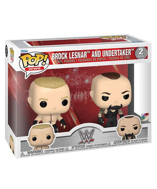 Funko Pop WWE " Brock Lesnar and Undertaker (2-Pack) "