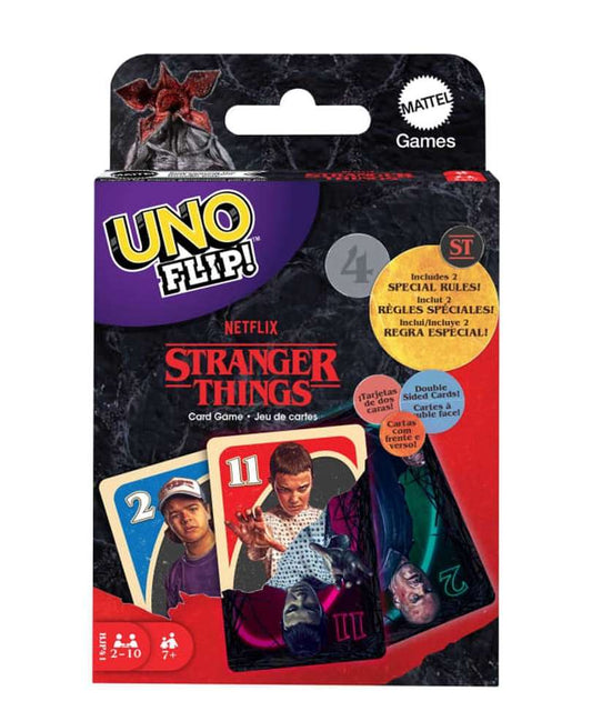 Gioco da tavolo Stranger Things " UNO Flip! Card Game  "